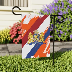 Netherlands Garden Flag - Garden & House Banner | Size - 12&quot; x 18&quot; | Double Sided Custom Country Design Print