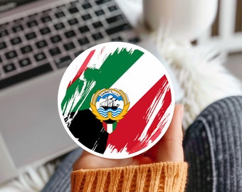Kuwaiti Emblem Sticker Decal Self Adhesive Vinyl Kuwait Flag KWT - Foto 11