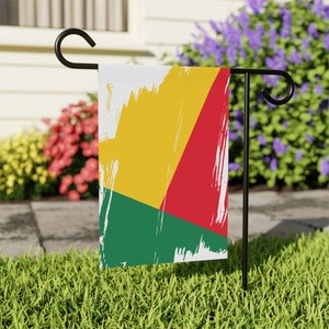 Benin Garden Flag - Garden & House Banner | Size - 12&quot; x 18&quot; | Double Sided Custom Country Design Print
