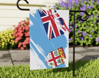 Fiji Garden Flag – Double Sided Country Banner (12" x 18")