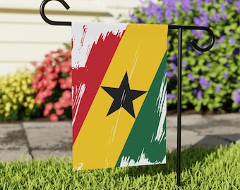 Ghana Soccer Garden Flag, World Cup 2026 House Banner, Ghanaian Pride Decor