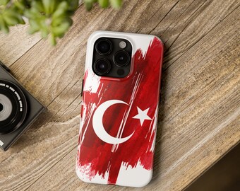 Turkey Flag iPhone Tough Case, National Pride