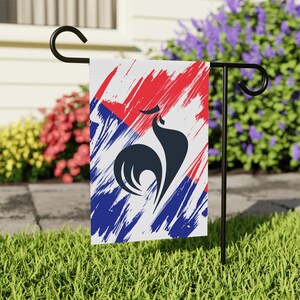 France Garden Flag - Garden & House Banner | Size - 12&quot; x 18&quot; | Double Sided Custom Country Design Print