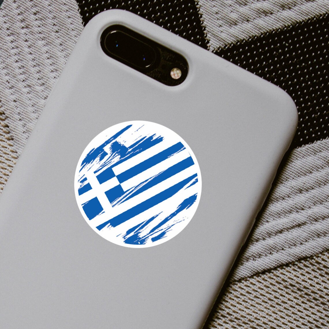 Greece Flag Vinyl Sticker, Laptop Decal - Etsy