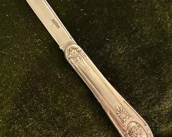 Antique Medallion Folding Knife Gorham c1850-1860 Sterling