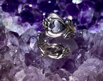 Vintage Sterling Silver AVON Spoon Ring