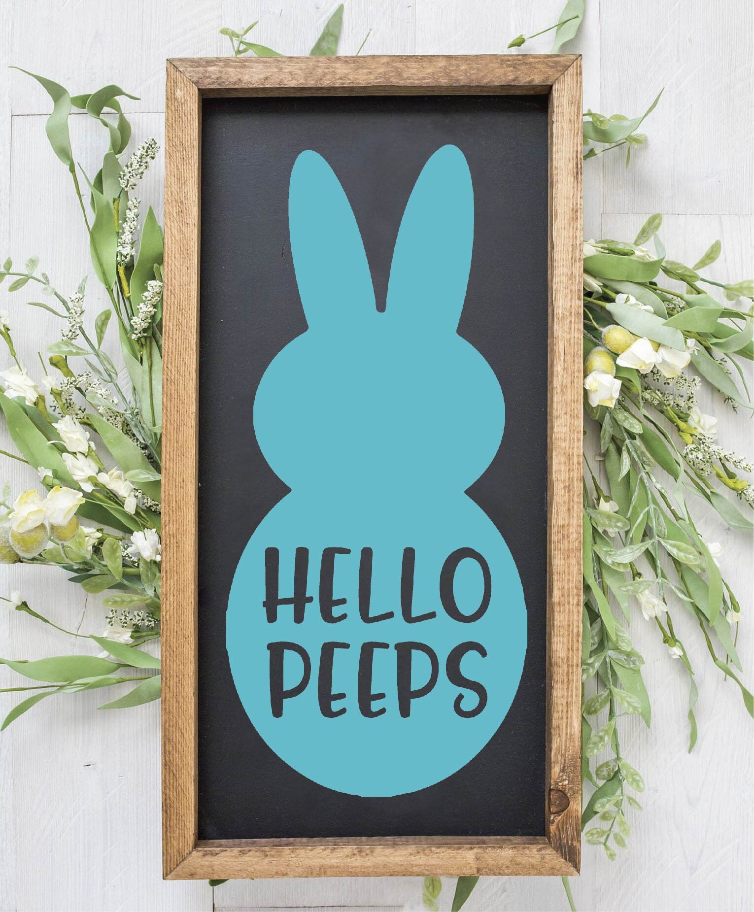 Easter Svg Hello Peeps Svg Easter Decor Design Bunny UXNW | Etsy