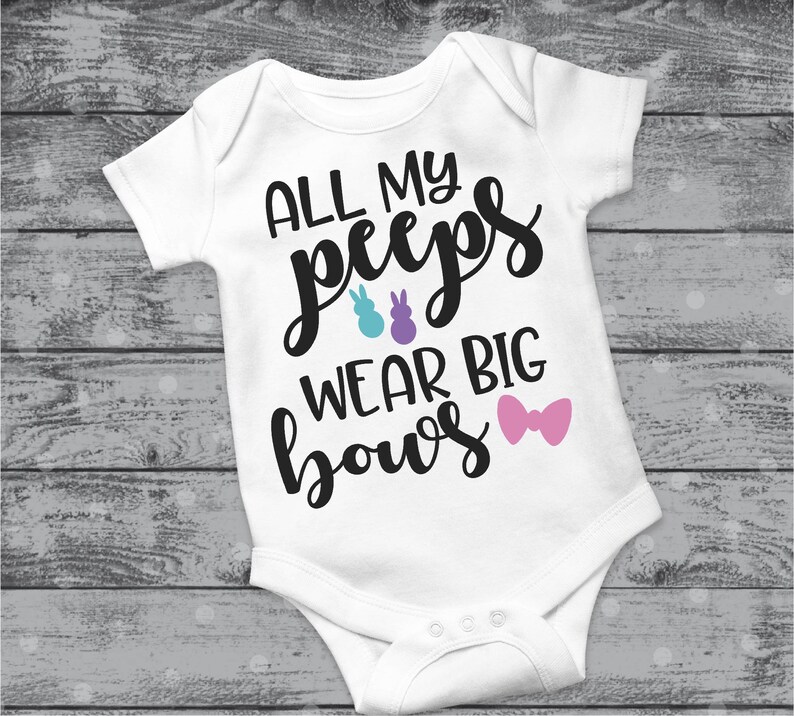 Download All My Peeps Wear Big Bows Svg Easter Svg Shirt Svg Easter ...