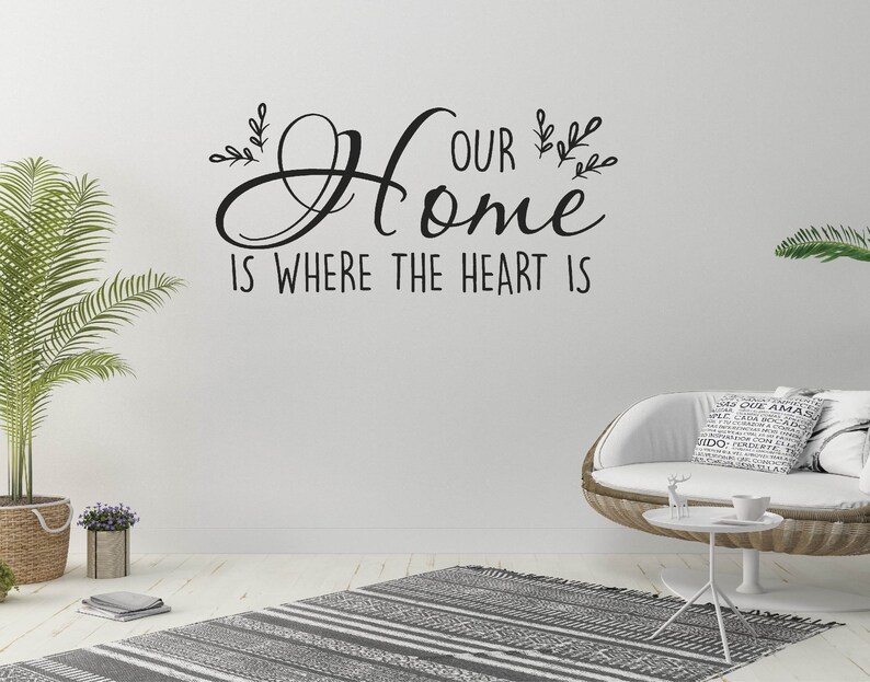 Home Is Where The Heart Is Svg Home Decor Svg To Our Etsy