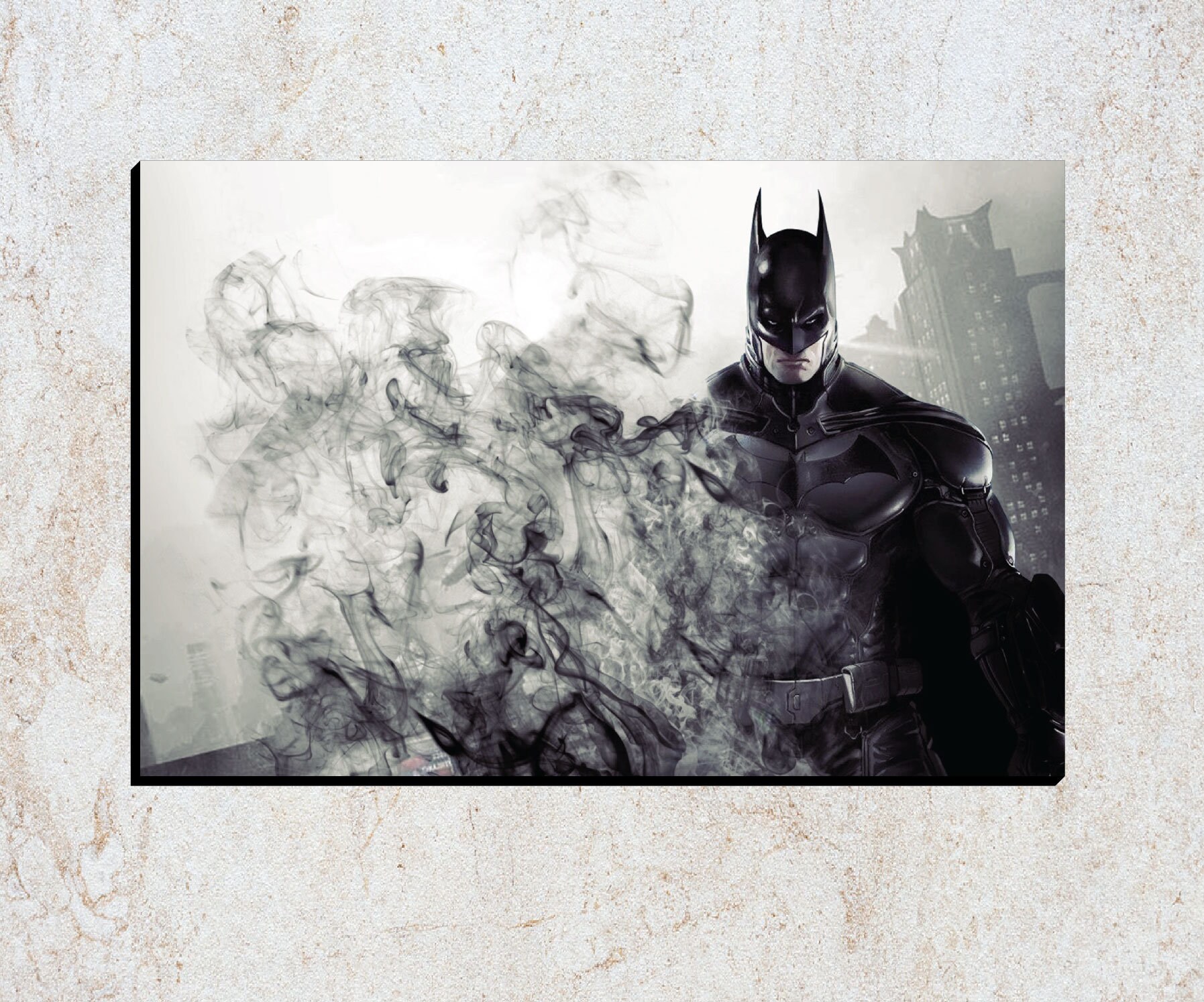 Batman Poster Set Batman Canvas Art Print Multi Panel Wall Etsy