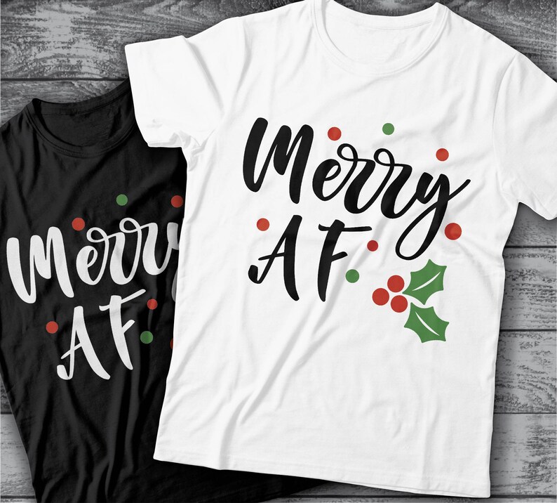 Download Merry Af Svg Christmas Svg Christmas Holiday Sarcastic ...
