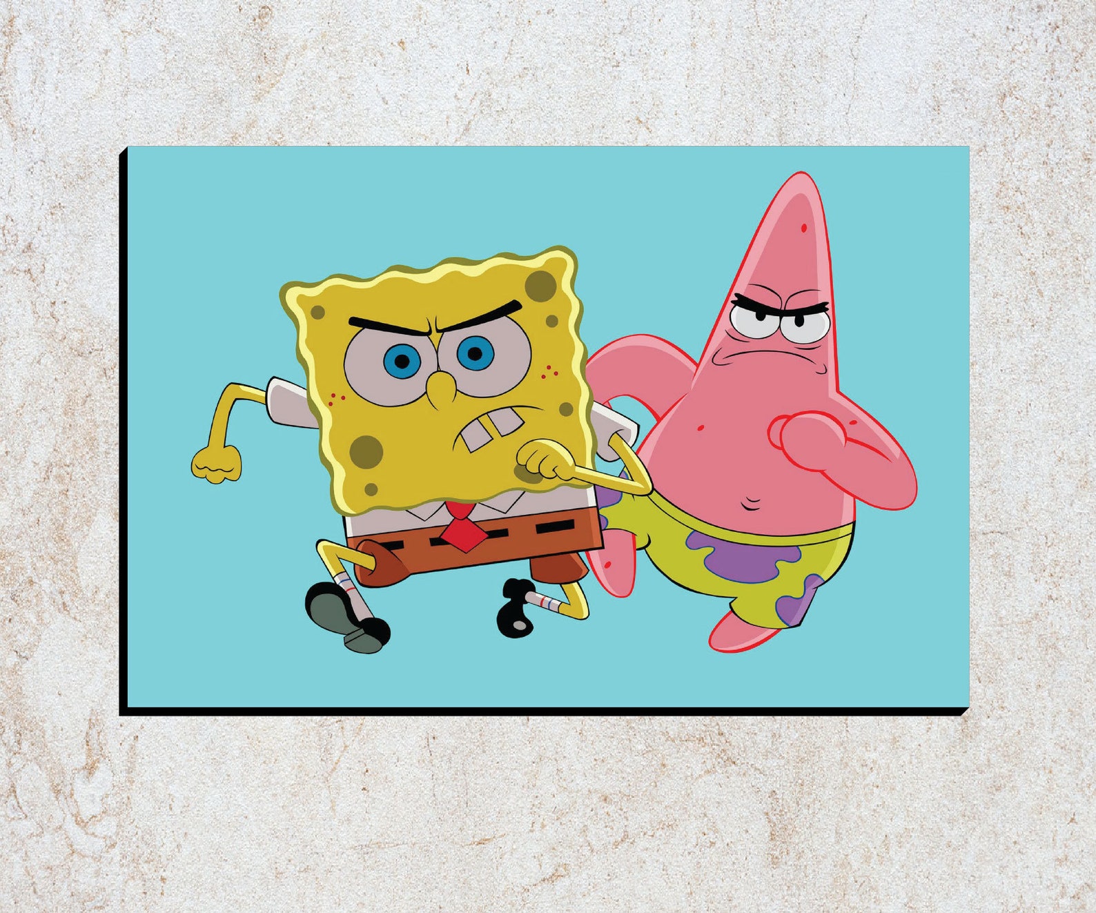 Spongebob Poster Set Canvas Art Print Multi Panel Wall Art | Etsy