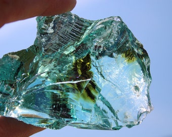 Andara Crystal glass Swirl with inclusions 23,90 g  geschliffen Monatomic Shaman Energy Meditation Weisheit Chakra Spirituelle