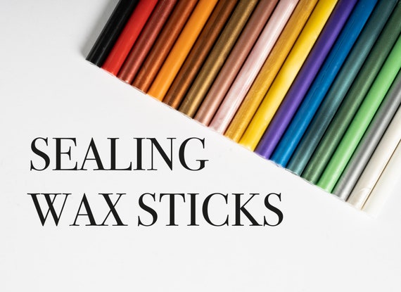  Wax Seal Sticks, 16 Pieces Glue Gun Sealing Wax