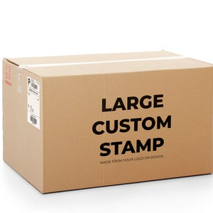 Large Custom Stamp - Large Packaging Stamp - Large Logo Stamp - Made From Your Design - Large Custom Stamp - Business Stamp