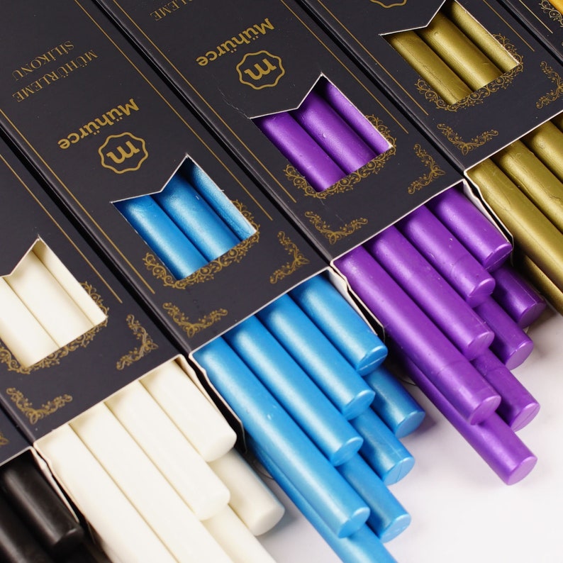 Antique Gold Wax Seal Sticks Pack of 8 Sticks Wax Sealing Etsy