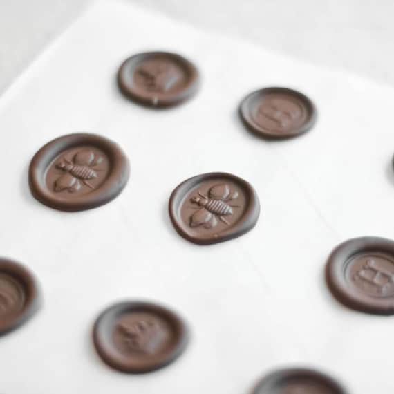 OURS Chocolate Stamp Style Sticker