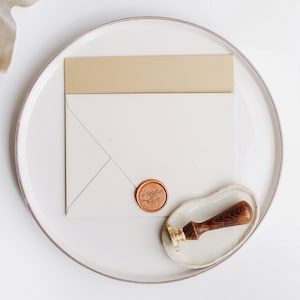 Sello de cera personalizado - Sello de cera - Cera de sellado - Sello de carta - Kit de sello de cera - Regalo de lujo - Sello de boda - Iniciales de sello de cera - Cera de sello