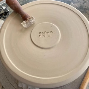 Benutzerdefinierte Keramik-Stempel, Keramik-Stempel, Benutzerdefinierte Keramik-Initialen Stempel, Benutzerdefinierte Keramik-Stempel, Seifenstempel, Benutzerdefinierte Ton, Ton Stempel