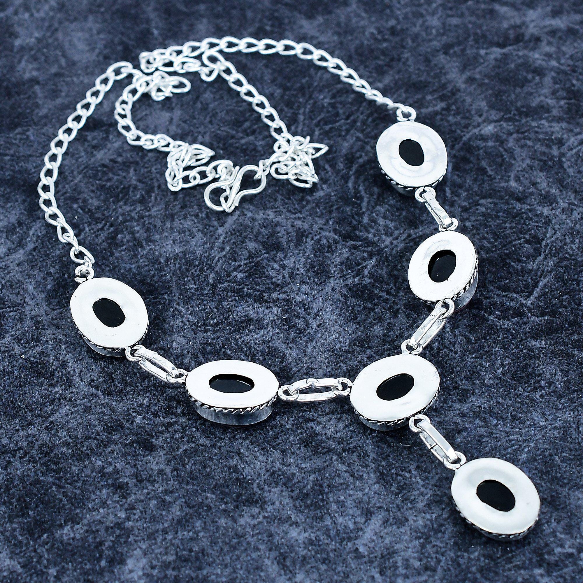 ピンクオーストラリア産オパールネックレス、925スターリングシルバー