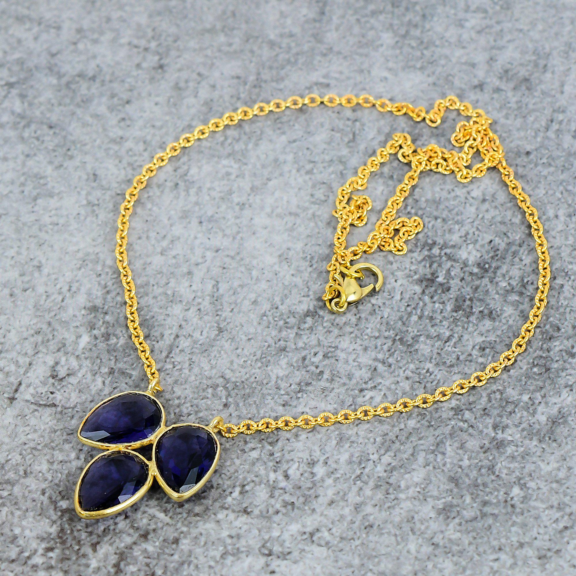 Collana Regolabile Ciondolo Pentasfera in acciaio inossidabile con pietra naturale Ametista - Zen Home