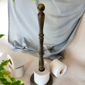 Free Standing Toilet Paper Holder, Toilet Paper Holder Stand, Bathroom Toilet  Paper Roll Holder Stand With Reserve, Standing Toilet Paper Holder With  Storage - Temu