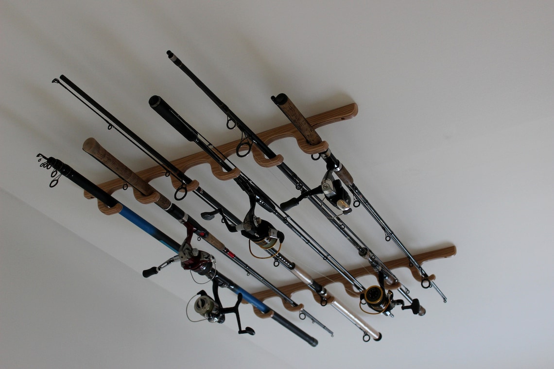 Wall Mounted Fishing Rod Holder Clips - 20/60/100 Piece Storage Rack Organizer, Plastic Wall Mounted Fishing Rod Holder Clips - 20/60/100 Piece Storage Rack Organizer, Plastic
