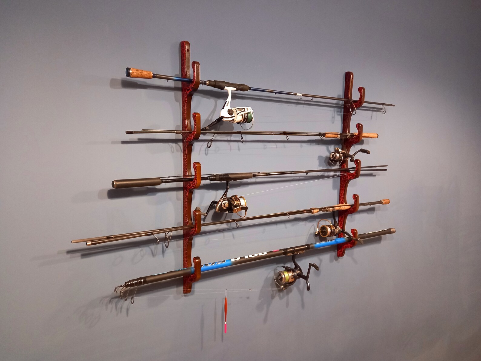 Fishing Rod Holder / Fishing Rod Rack / Wall / Ceiling Mounted Etsy