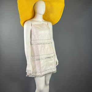 MISS PAPER - Circa 1967 - Abito a trapezio di carta - twiggy mod