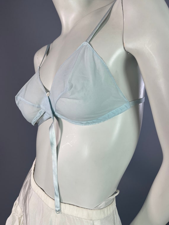 1950s - SCANDALE - Made in France - Baby blue nyl… - image 8