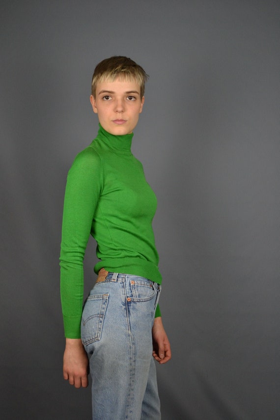 1970 - Hermès Paris ultra slim turtleneck sweater