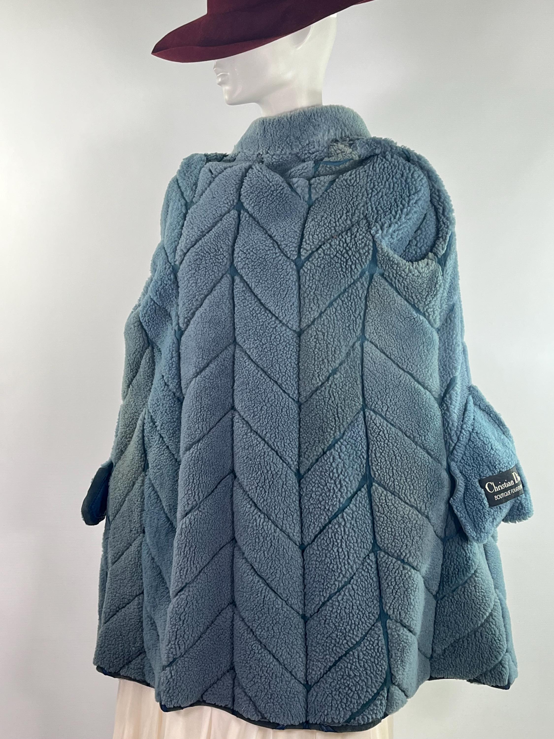 CHRISTIAN DIOR FUR - Frédéric Castet - 70s - Shearling Coat - Etsy