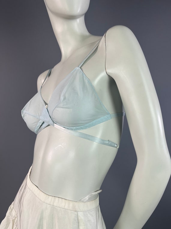 1950s - SCANDALE - Made in France - Baby blue nyl… - image 1