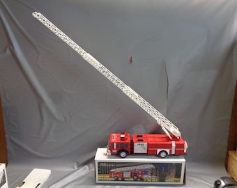 1980s Hess Fire Engine Toy/ Bank With Lights (Untested)