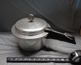 Mirro-Matic 395M 4 Quart 64M Pressure Cooker with Two Lift-Out Basket