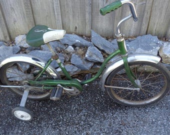 Vintage Schwinn Coaster Brake Bike 16 inch Semi-Pneumatic Tires