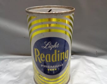 Reading Light Premium Coin Bank 2-5/8 inch x 5 inch tall