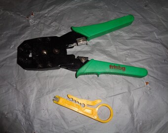 Frisby FNW-55N RJ45 Network Crimping & Wire Stripper NEW!
