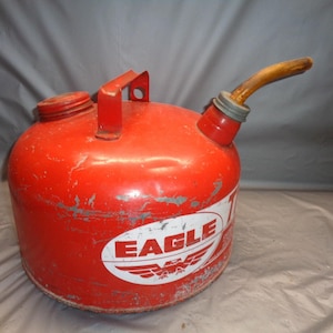 Vintage Metal Gasoline Can - Etsy
