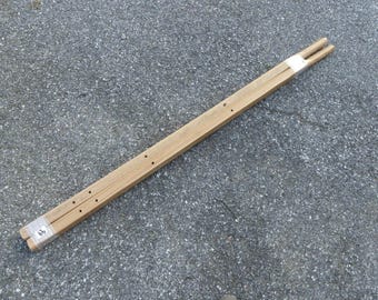 PAIR Wheelbarrow Handles. Natural Red Oak Wood.  FACTORY SECONDS