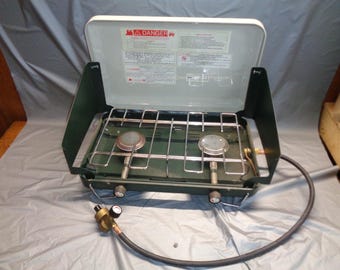 DPC - Item # 091-02-0097 Two Burner Propane Camp Stove - 8,000 btu