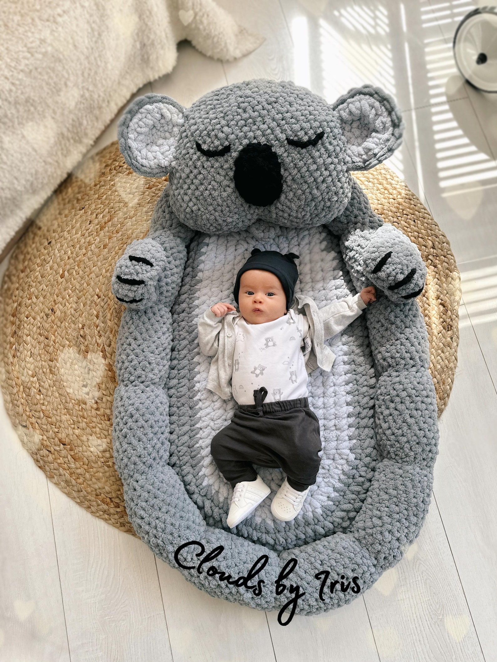 Finger Crochet Pattern Baby POOL “koala” | Loop Yarn | PDF | - Etsy