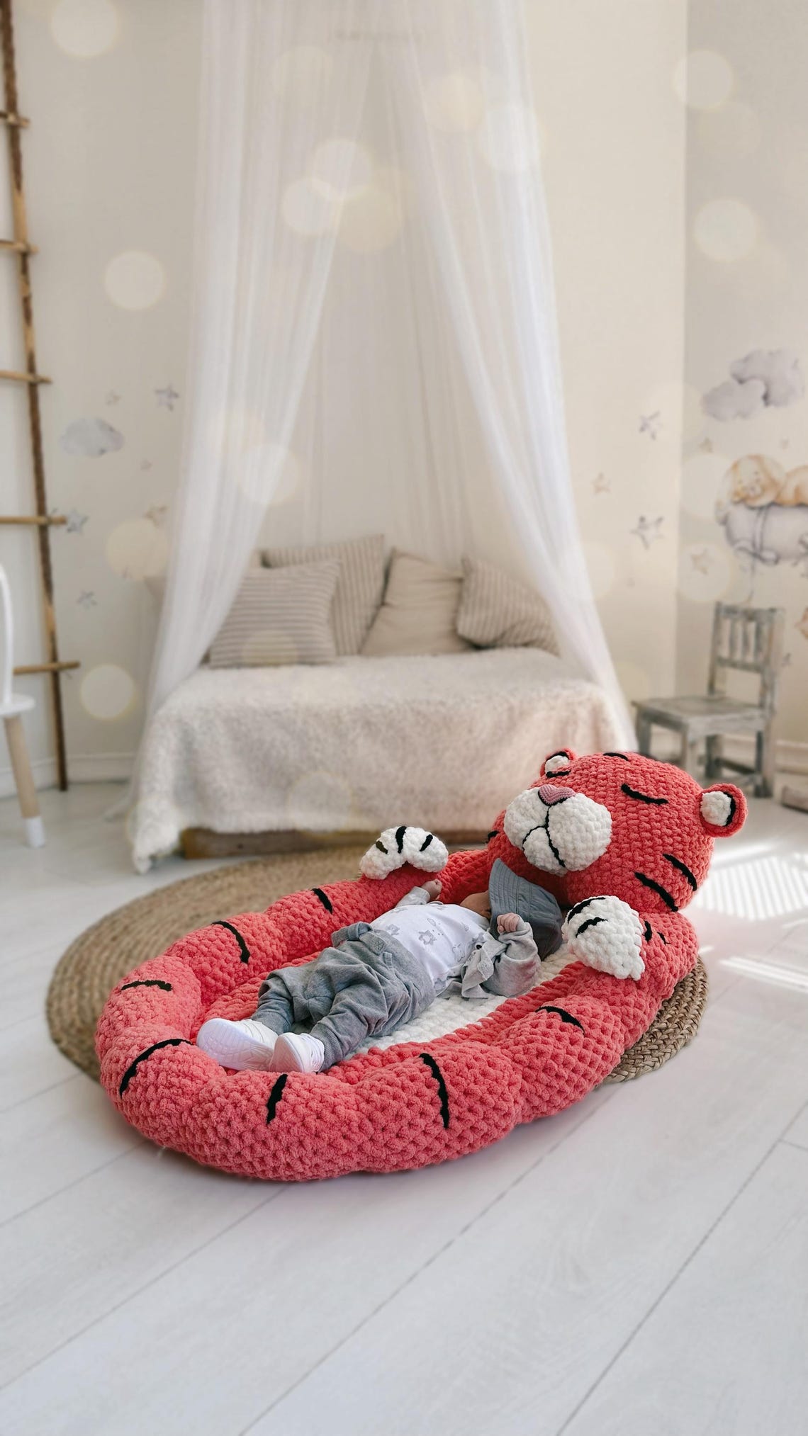 Finger Crochet Pattern Baby POOL “TIGER” | Loop Yarn | PDF | - Etsy