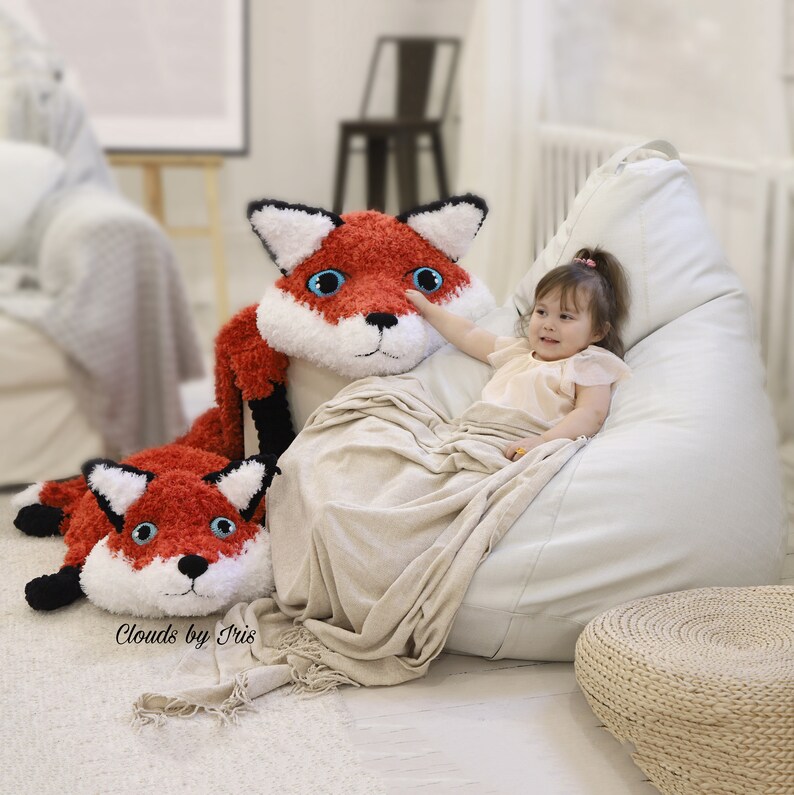 Fox Rug Pattern | Finger Crochet Pattern | PDF | Black Friday image 5