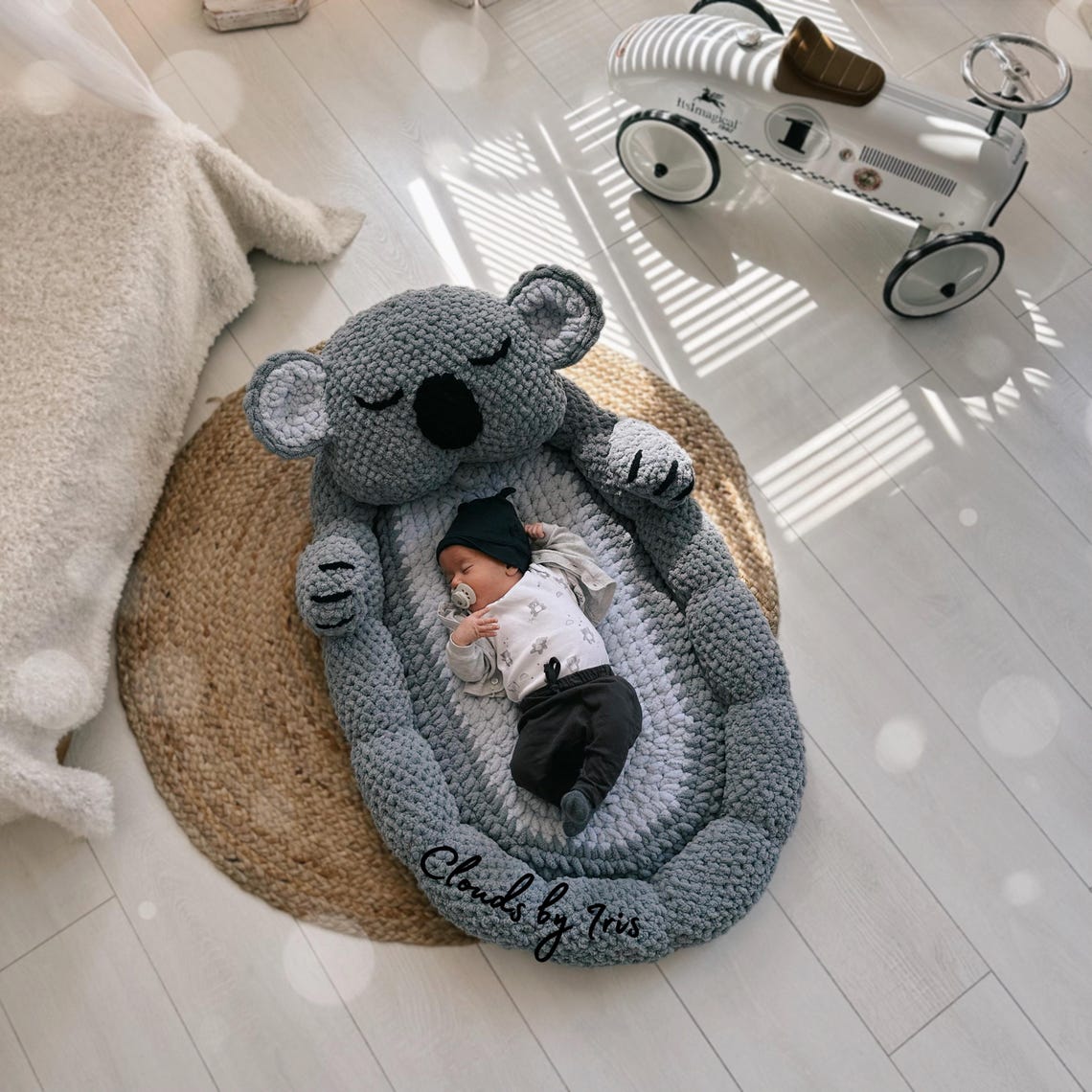 Finger Crochet Pattern Baby POOL “koala” | Loop Yarn | PDF | - Etsy