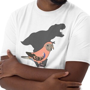 T-rex Bourke&#39;s Parakeet T-Shirt, Funny parrot Clothes, Birb merch, Cute Bird clothing, Bourkes parrot tee