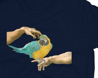 Michelangelo Macaw T-shirt: Funny Parrot Owner Tee