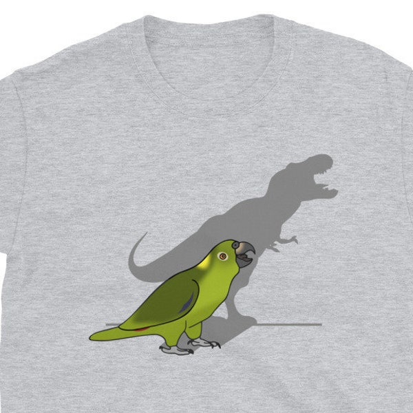 T-rex Yellow Naped Amazon Parrot T-Shirt, Drôle de tee-shirt propriétaire d’oiseau, Birb mèmes vêtements, Vêtements amant Perroquet