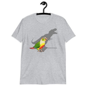 Funny Conure T-Shirt: Dinosaur Parrot Tee, Bird Lover Apparel