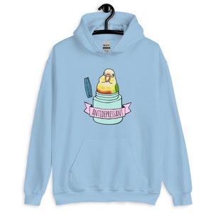 Antidepressant Pineapple Conure Hoodie: Birb Meme Apparel